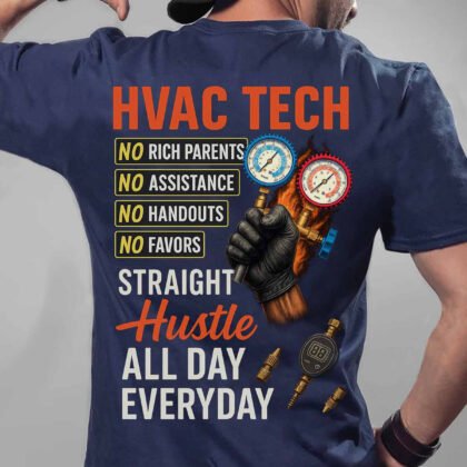 Straight Hustle - HVAC Tech Workwear